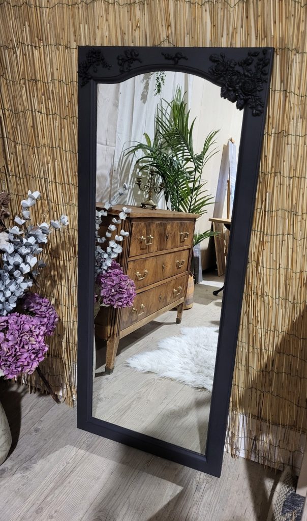 ancien miroir en pied relooké