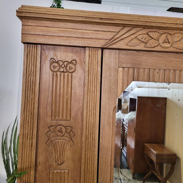 armoire vintage bois